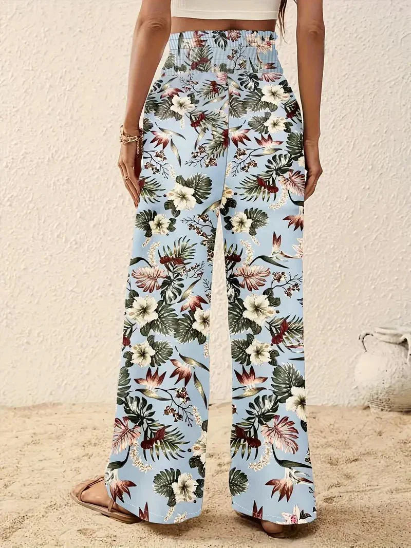 Mira | Floral Trousers