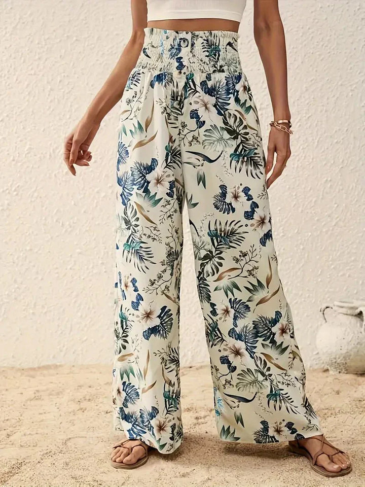 Mira | Floral Trousers