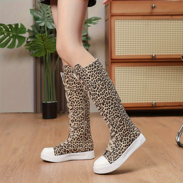 Monica Secrets | Platform Canvas Boot