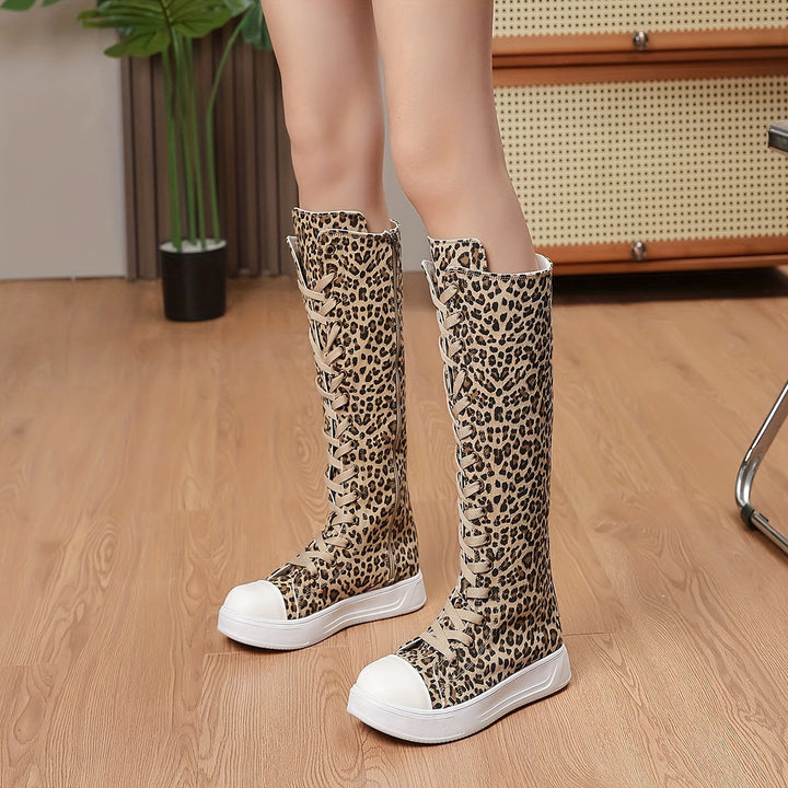 Monica Secrets | Platform Canvas Boot