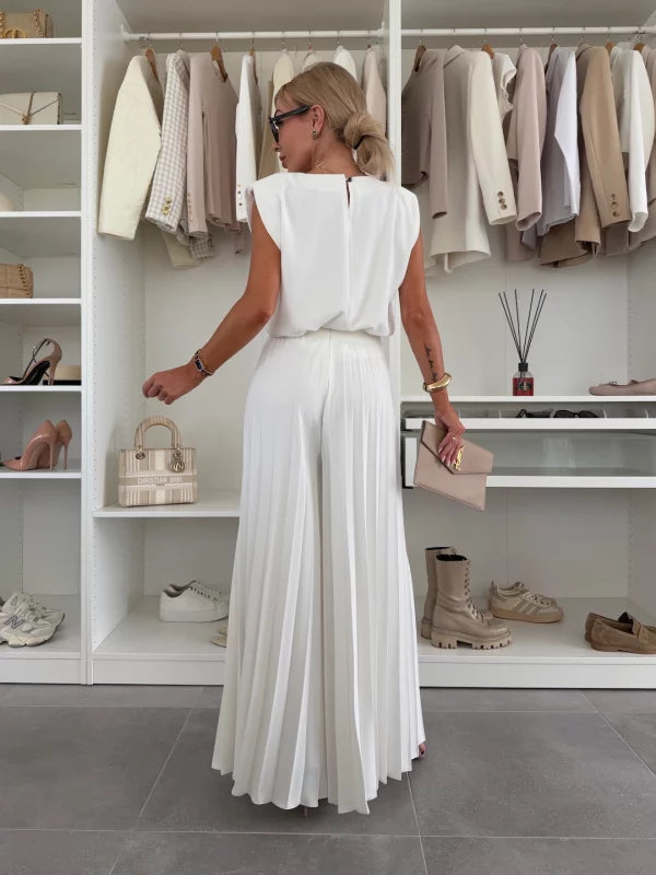 Saffron | Pleated Set
