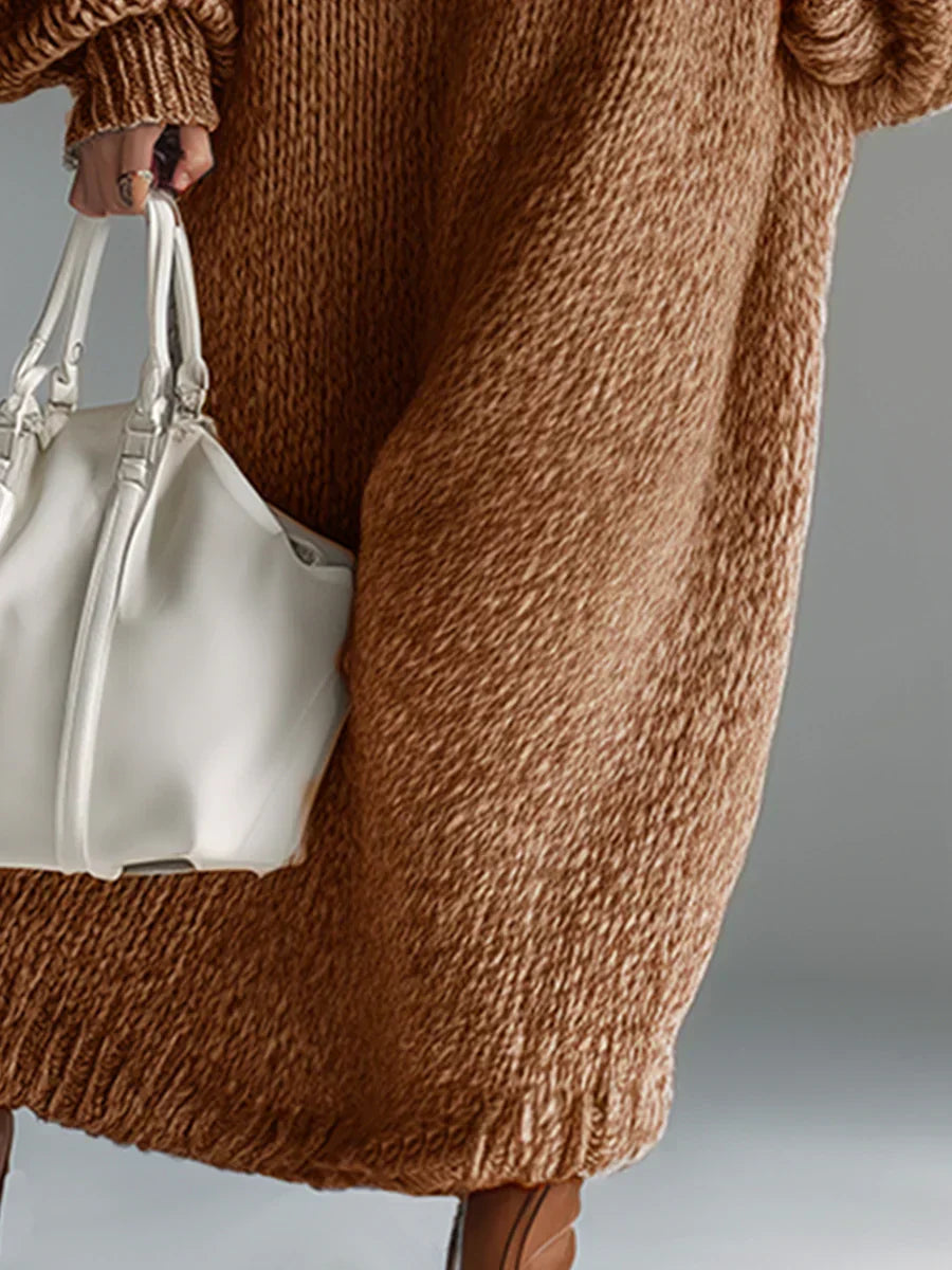 Monica Secrets | Elegant Casual Knitted Maxi Dress