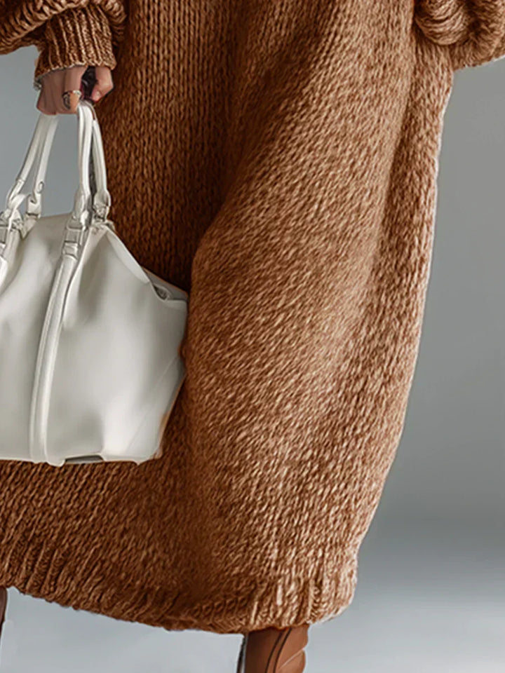 Monica Secrets | Elegant Casual Knitted Maxi Dress