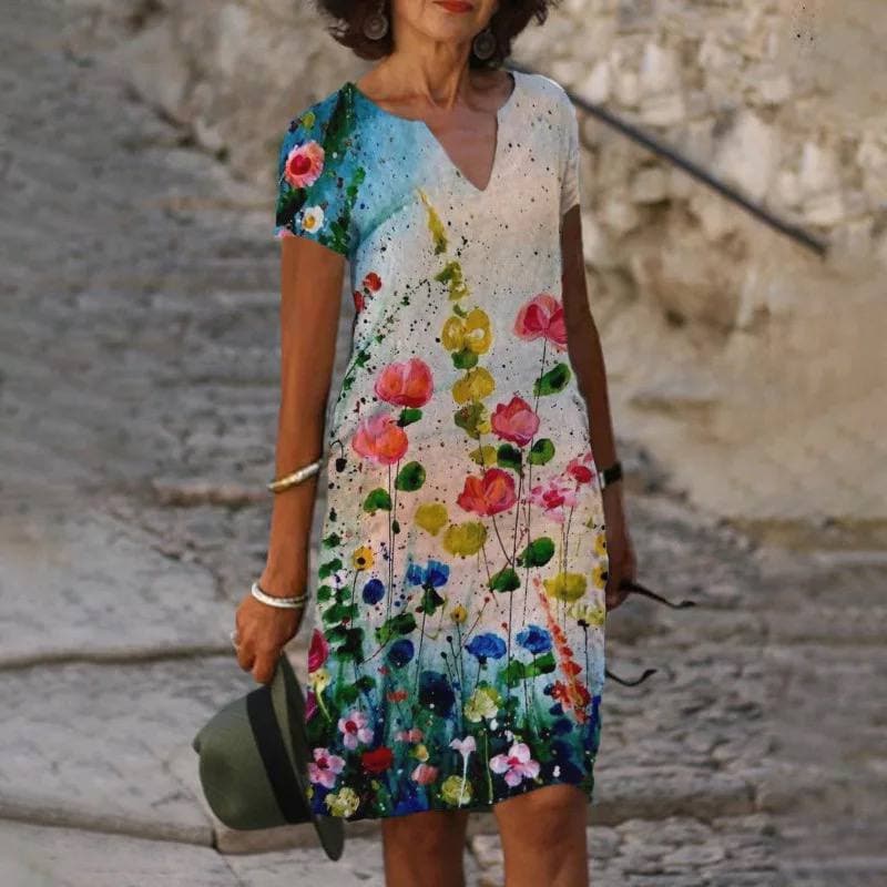 Aurelia | V-Neck Dress