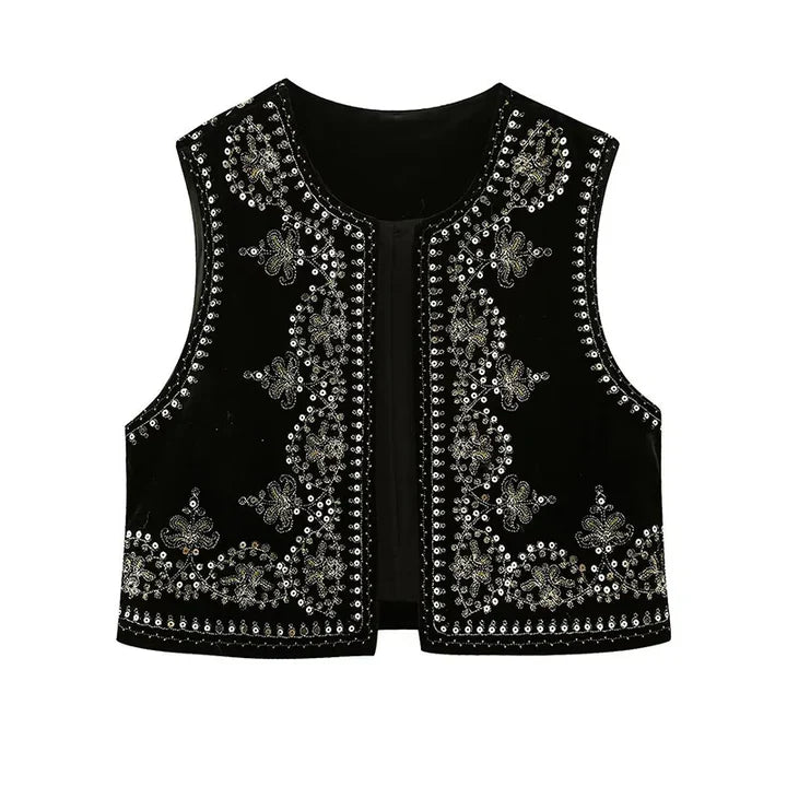 Elara | Embroidered Vest