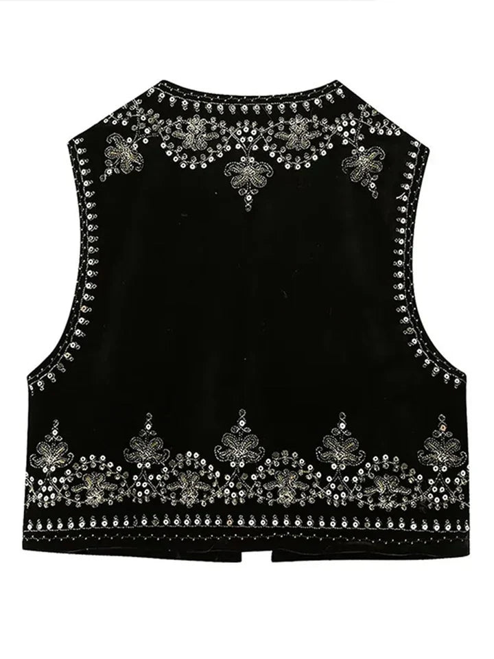 Elara | Embroidered Vest