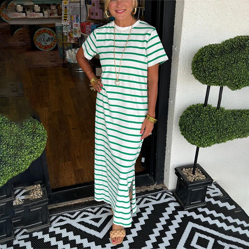 Celeste | Striped Maxi Dress