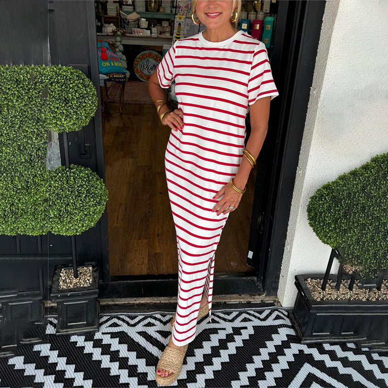 Celeste | Striped Maxi Dress