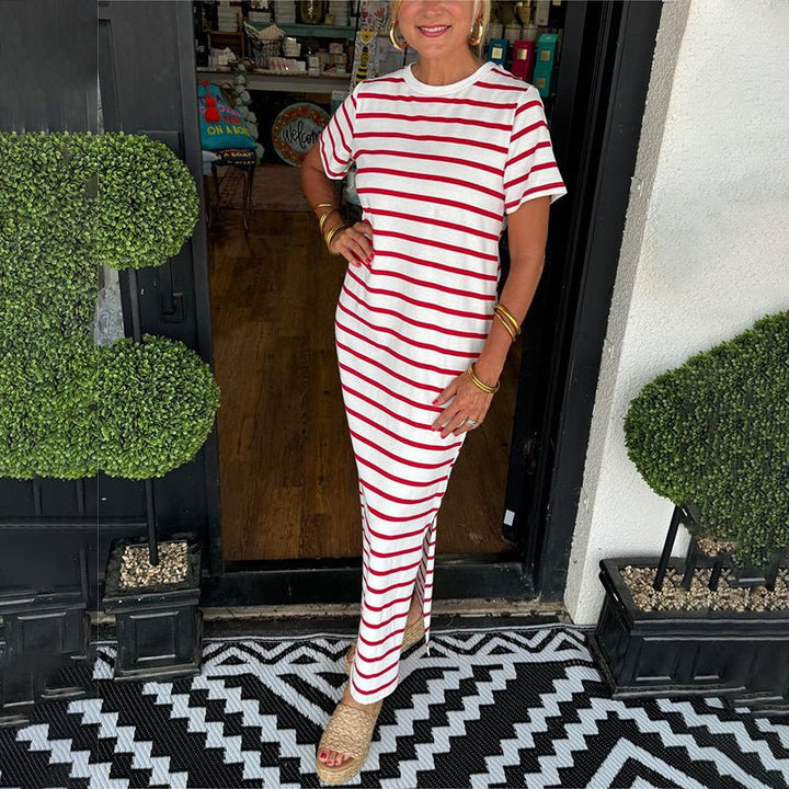 Celeste | Striped Maxi Dress
