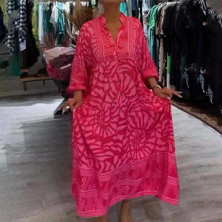 Monica Secrets | Elegant Vibrant Maxi Dress