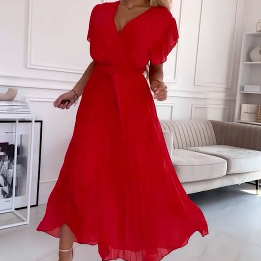 Lila | V-Neck Maxi Dress