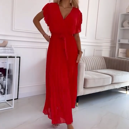 Lila | V-Neck Maxi Dress
