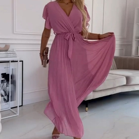 Lila | V-Neck Maxi Dress
