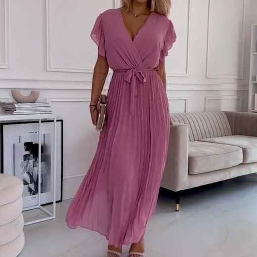 Lila | V-Neck Maxi Dress