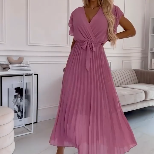 Lila | V-Neck Maxi Dress
