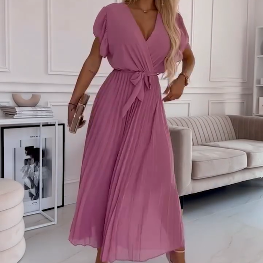 Lila | V-Neck Maxi Dress