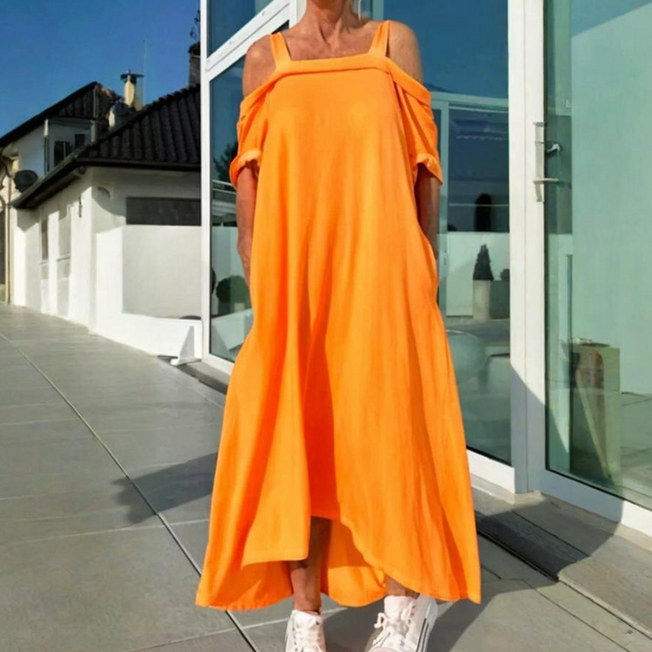 Evelyn | Shoulder-Baring Maxi