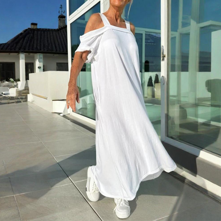Evelyn | Shoulder-Baring Maxi