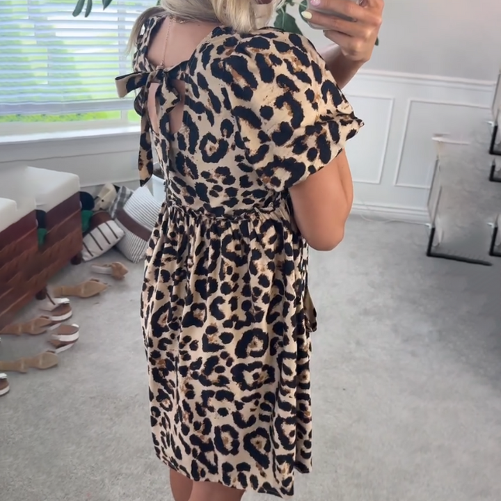 Elysia | Leopard Mini Dress