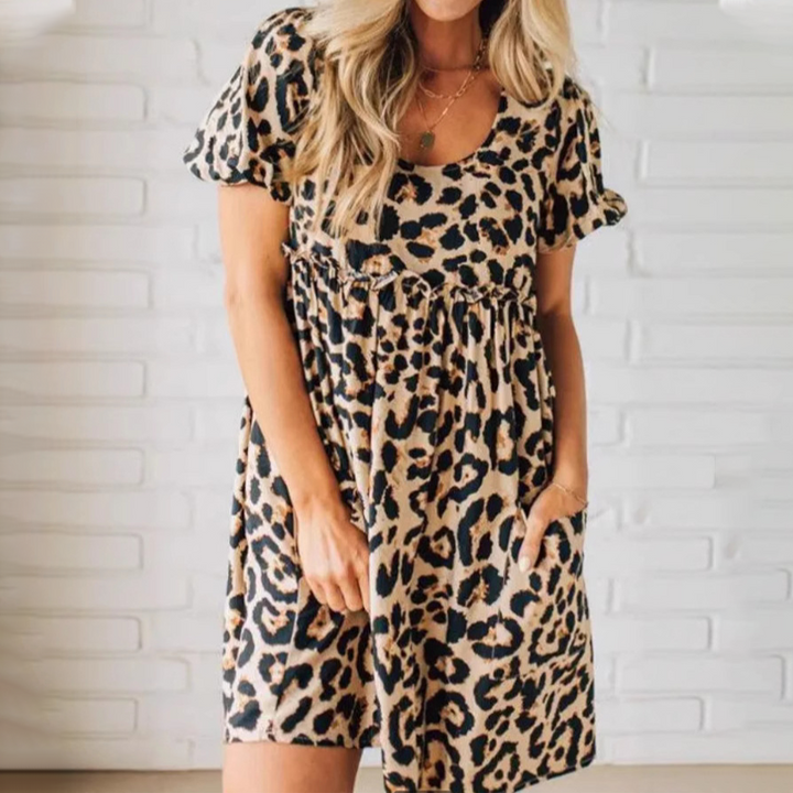 Elysia | Leopard Mini Dress