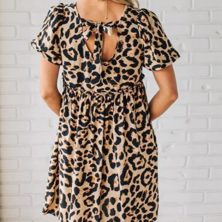 Elysia | Leopard Mini Dress