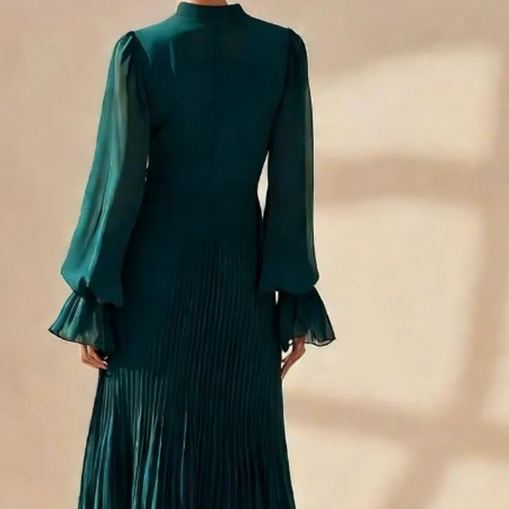 Luna | Pleated Midi Dress