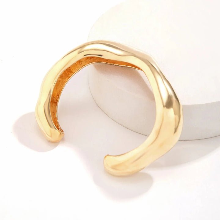 Statement Chunky Wave Bracelets