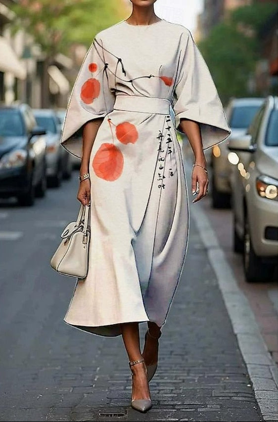 Mireille | Floral Midi Dress