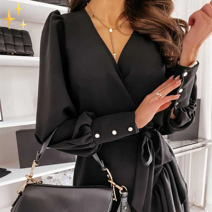 Cecilia | V-Neck Wrap Dress