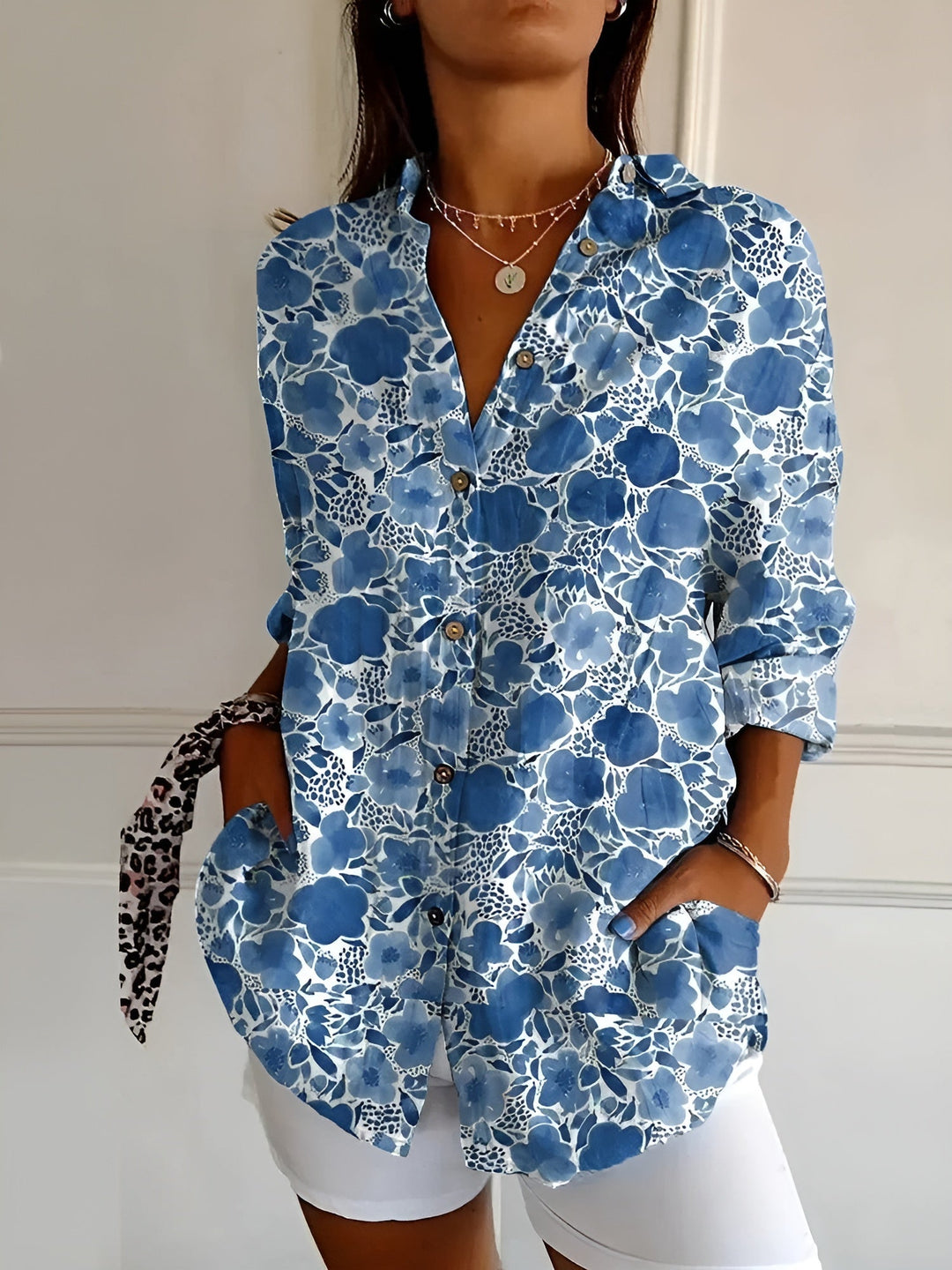 Monica Secrets | Floral Summer Blouse
