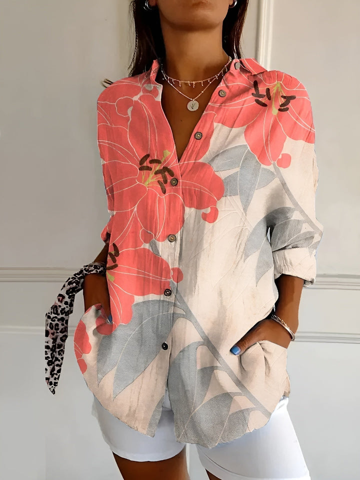 Monica Secrets | Floral Summer Blouse
