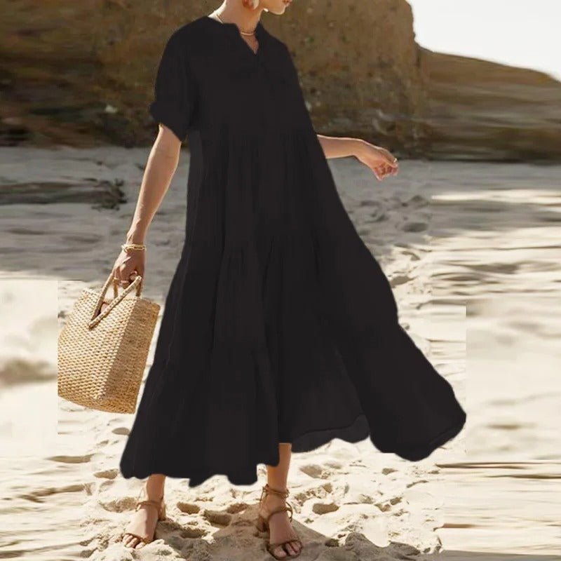 Mireille | Satin Midi Dress
