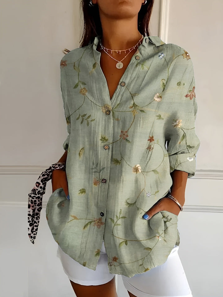 Monica Secrets | Floral Summer Blouse
