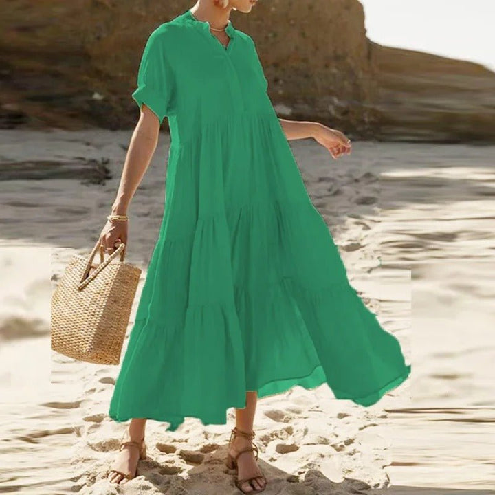 Mireille | Satin Midi Dress