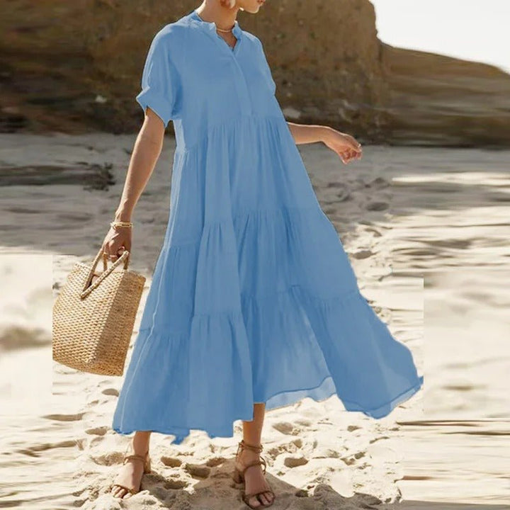 Mireille | Satin Midi Dress
