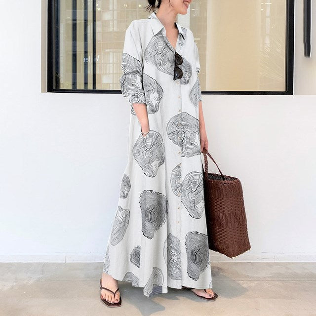Elowen | Long Sleeve Maxi Dress