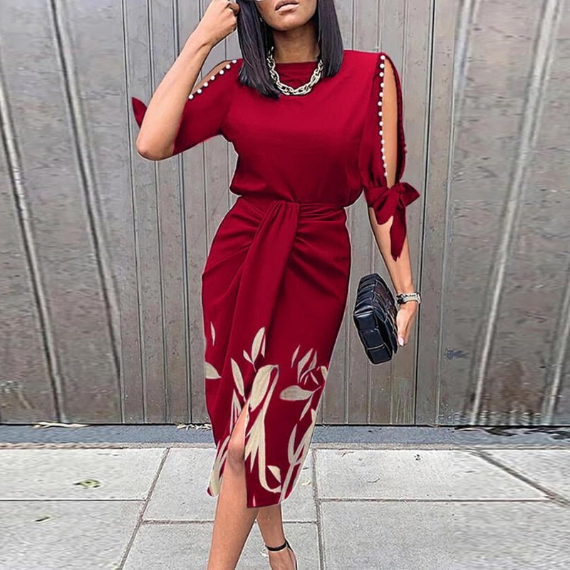 Mireille | Floral Knee-Length Dress