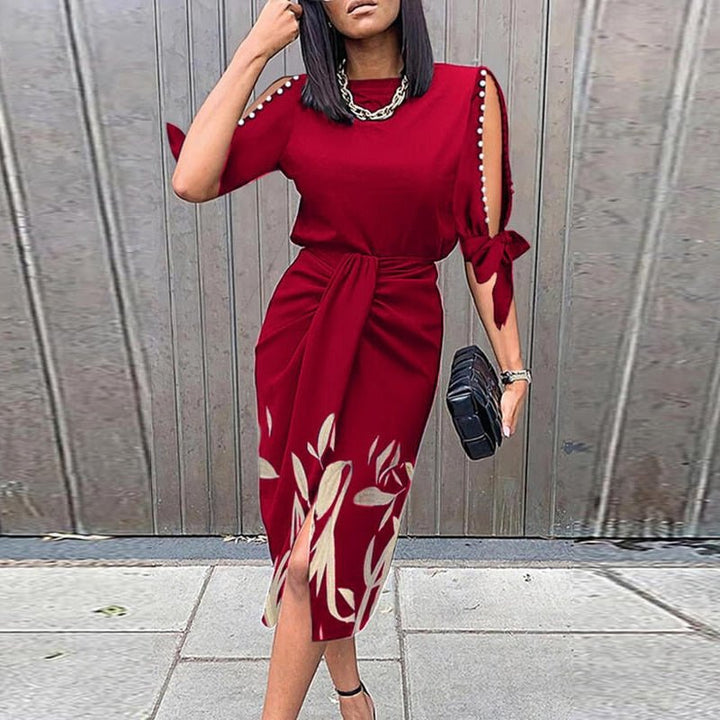 Mireille | Floral Knee-Length Dress