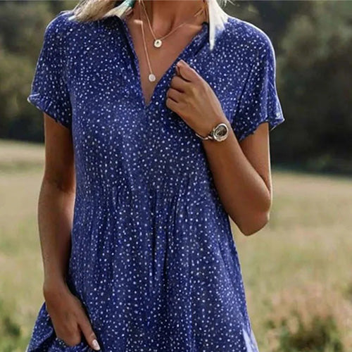 Marisol | V-Neck Printed Dress