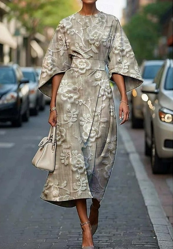Mireille | Floral Midi Dress