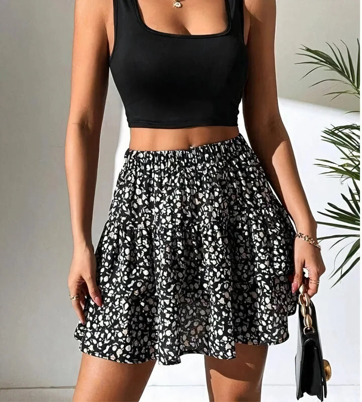 Elowen | Mini Skirt Ruffles