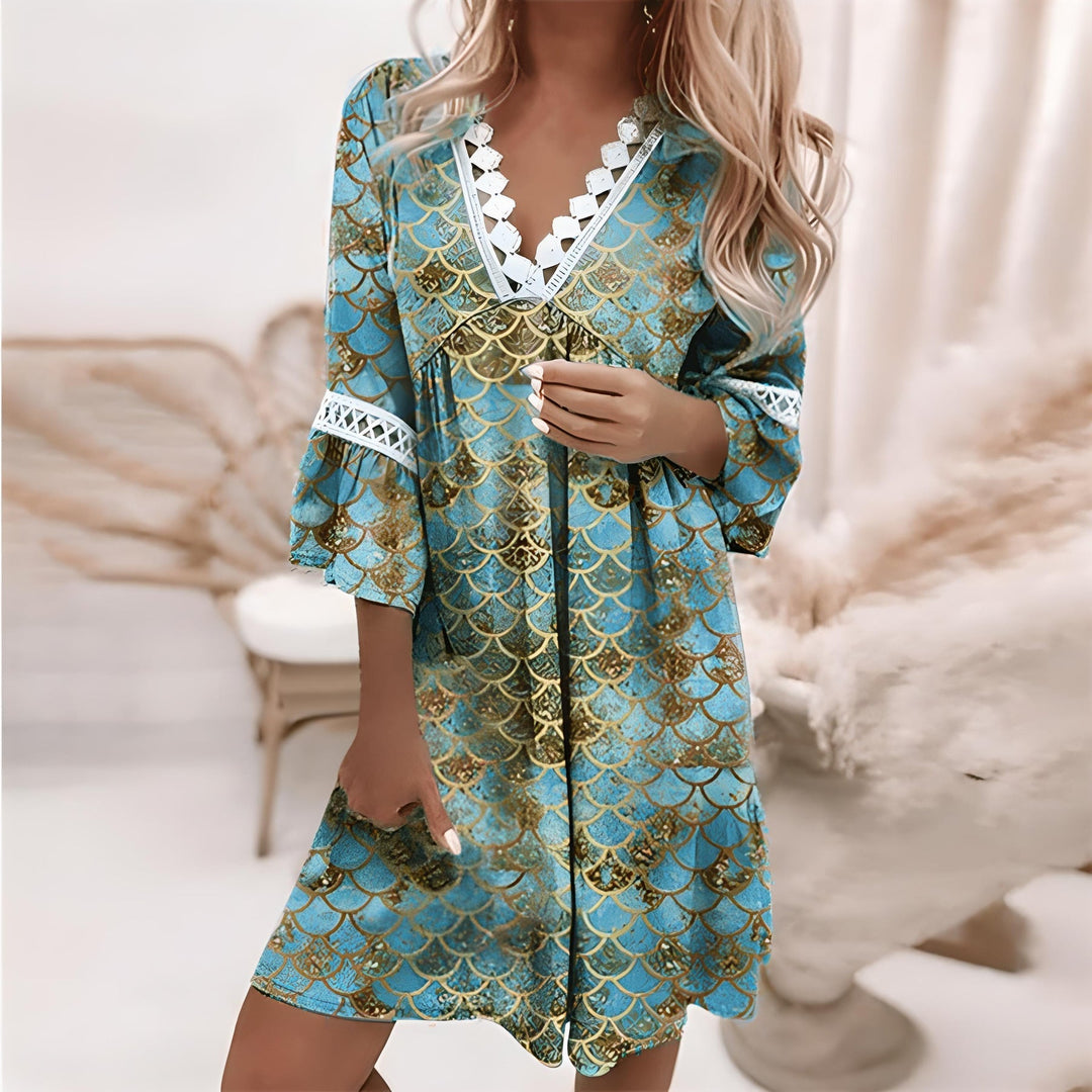 Elara | V-Neck Dress